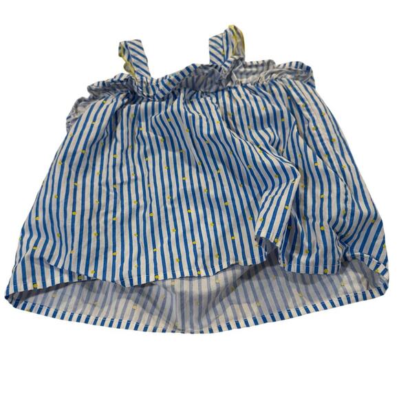 Healthtex Toddler Girl 2T Striped Tank Blouse 100% Cotton - Picture 2 of 4